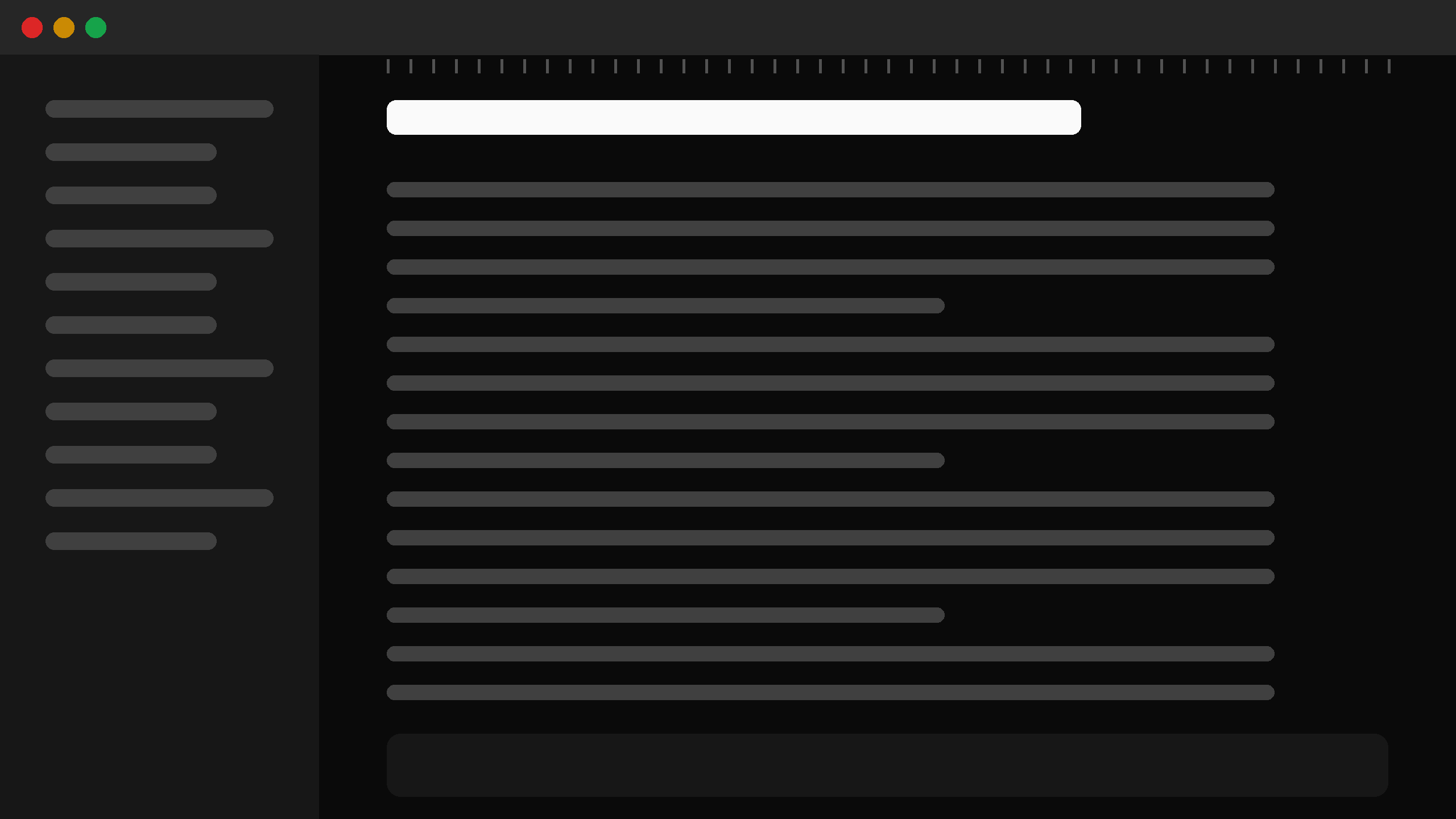 A documentation site