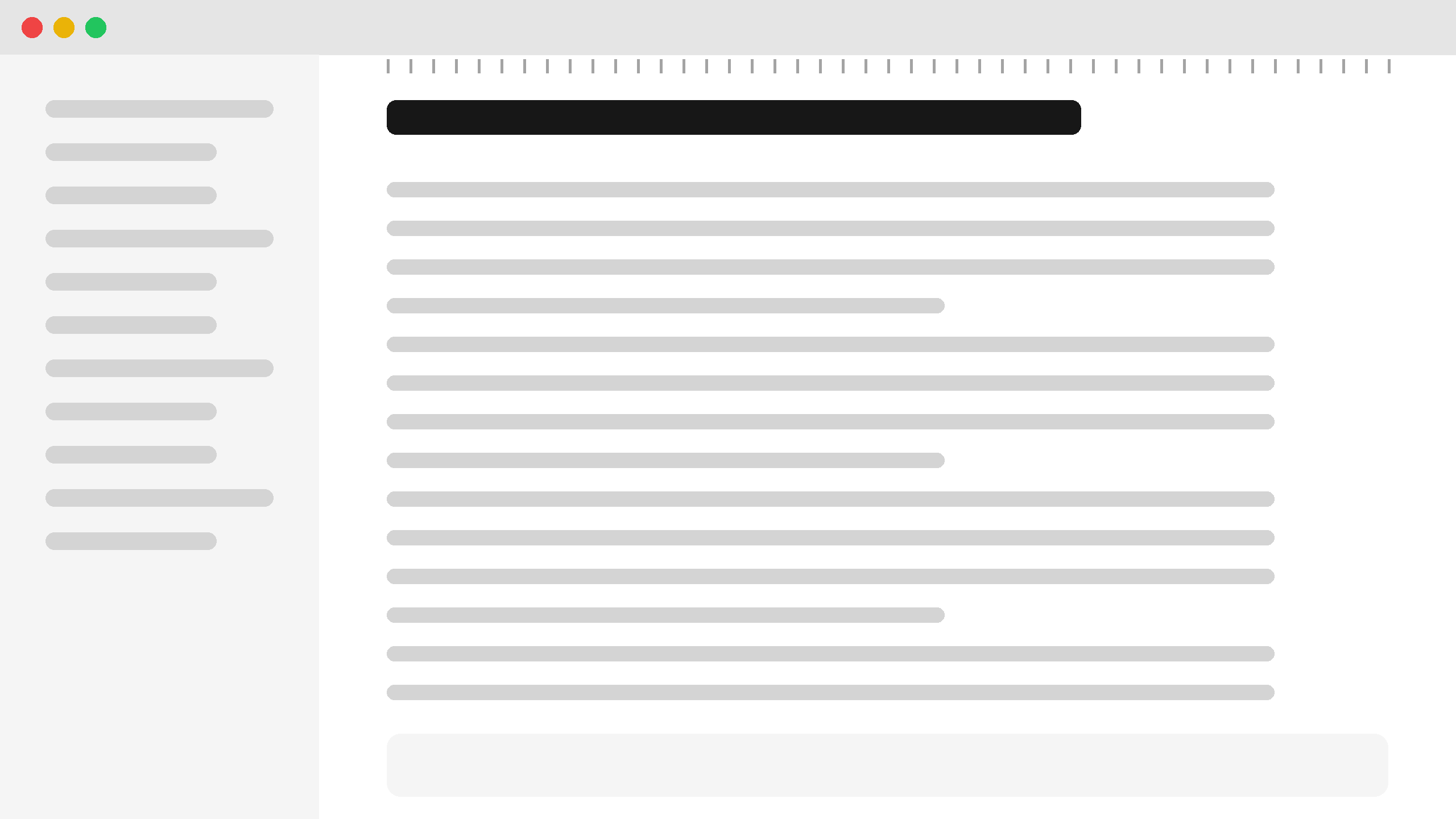 A documentation site